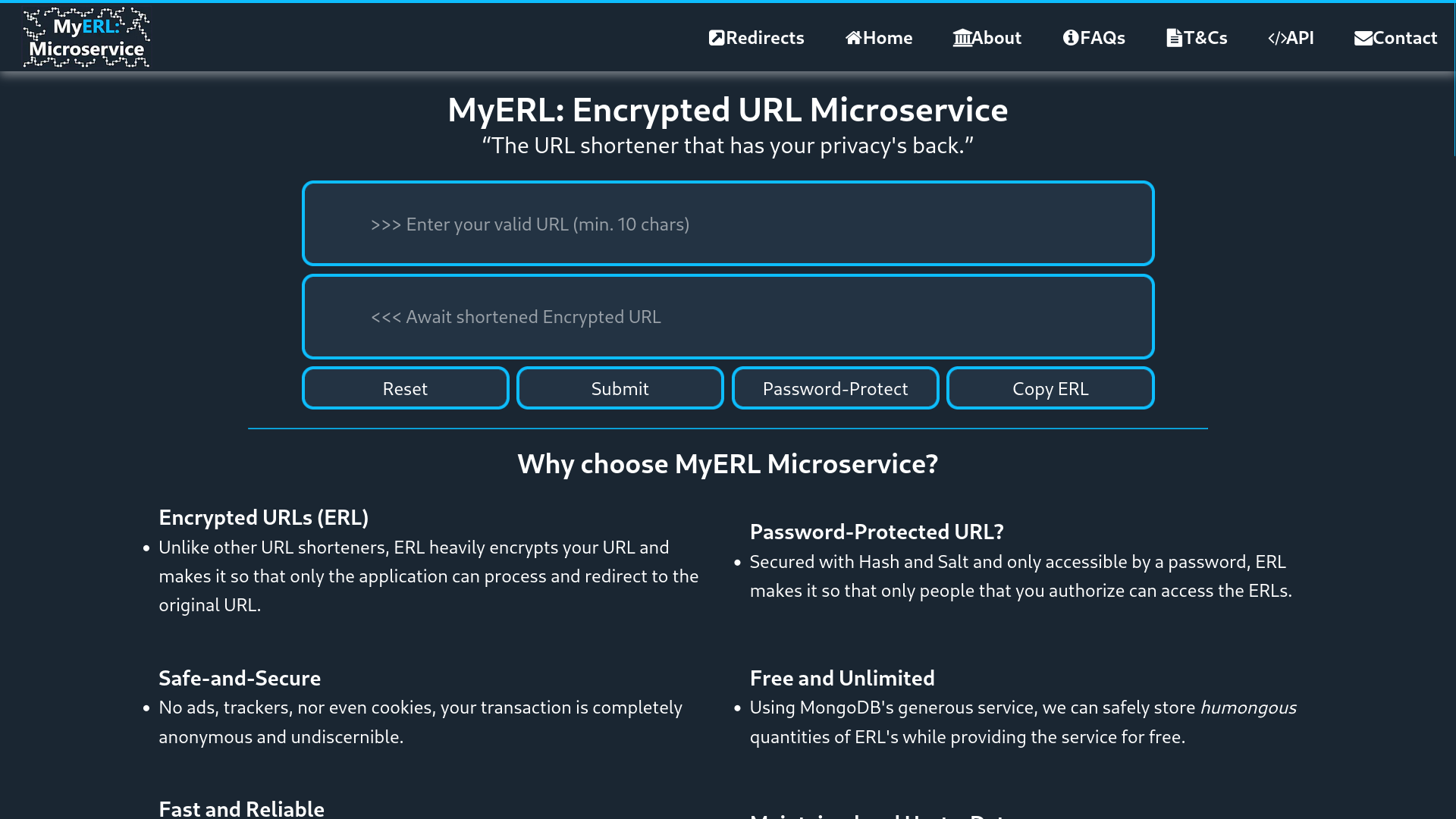MyERL URL Encryption